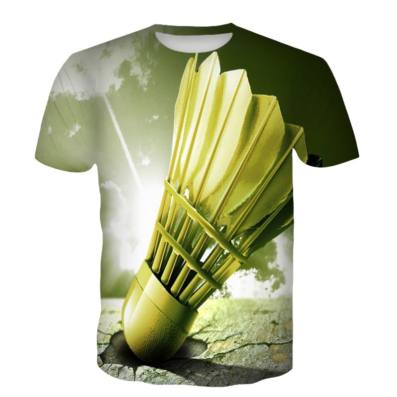Badminton Lovers - Badminton T-Shirts Federball 3D Print Streetwear