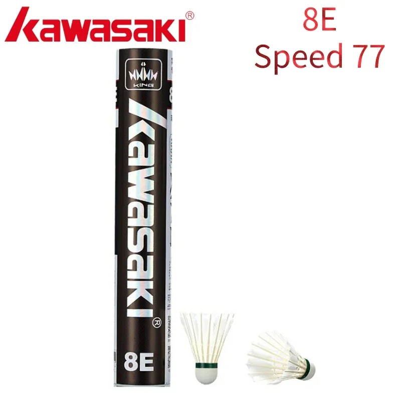 Badminton Center - Kawasaki Feather Shuttlecock 8E Professioneller Badminton-Shuttle