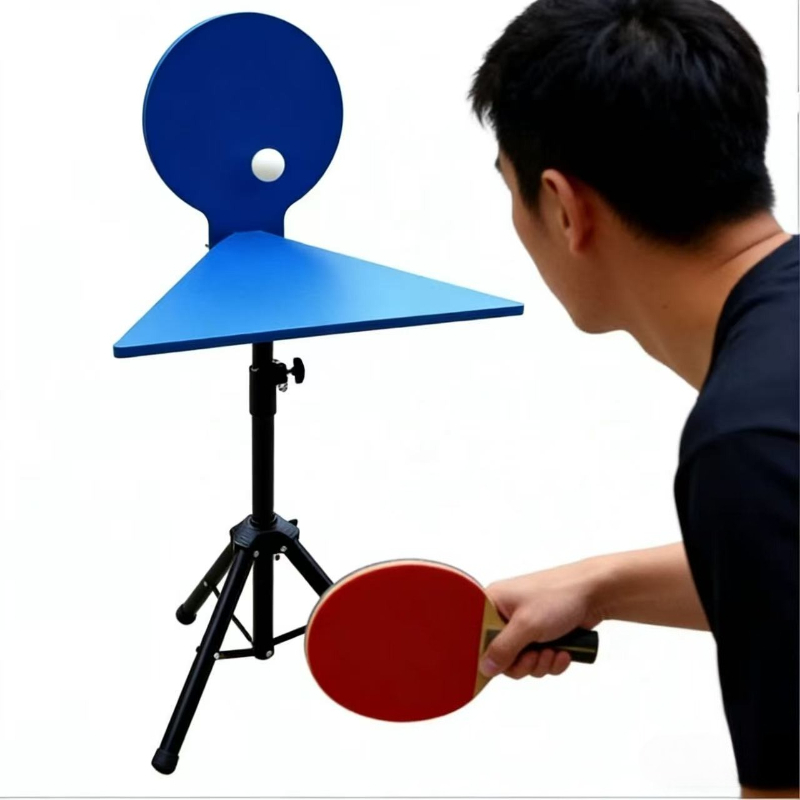 Badminton Single - Verstellbares Tischtennis-Trainings-Rebound-Board Einzelnes Ping-Pong-Rückprallbrett Langlebiger Balltrainer