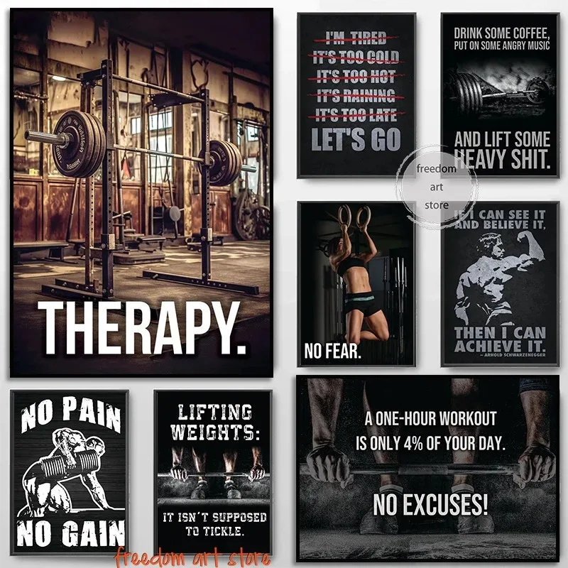 Badminton Poster - Gym Motivation Muskelmann Bodybuilding Fitness Stärke