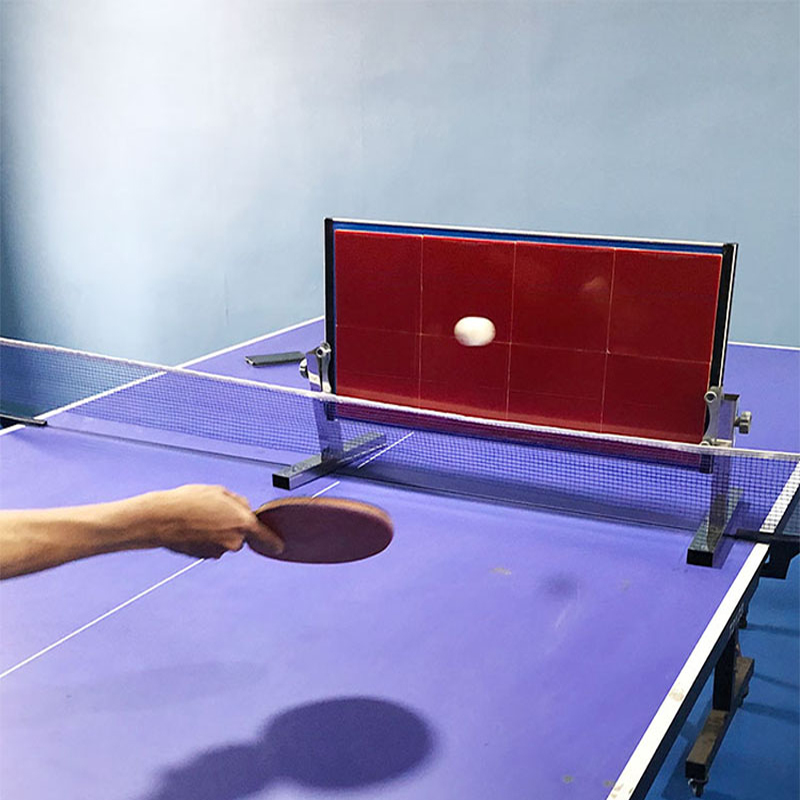 Badminton Single - Tischtennis-Rückprallwand für Zuhause, Tischtennis-Rückprallmaschine für Einzeltraining,