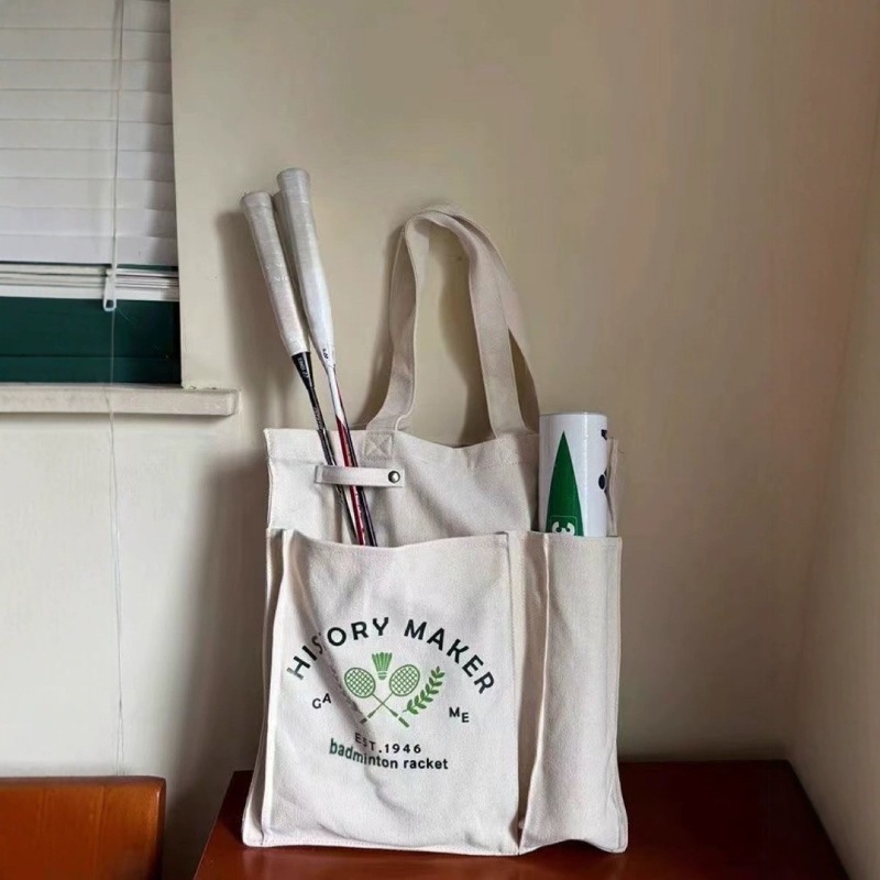 Badminton Single - Neu eingetroffene Badmintonschlägertasche aus Canvas, geräumige