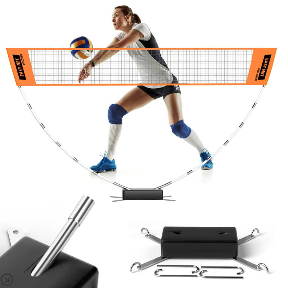 Badminton Netting - Professionelles Badmintonnetz, Badminton-Trainingsnetz, einfacher Aufbau, höhenverstellbares