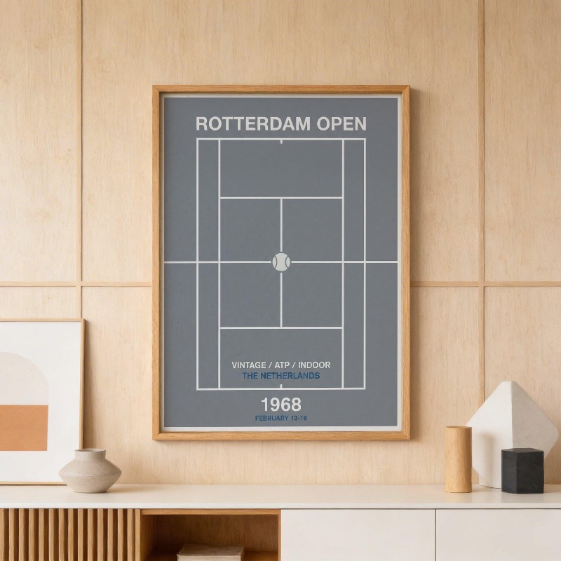 Vintage Tennis Basketball Wand – Badminton Poster Bewertung und Preis