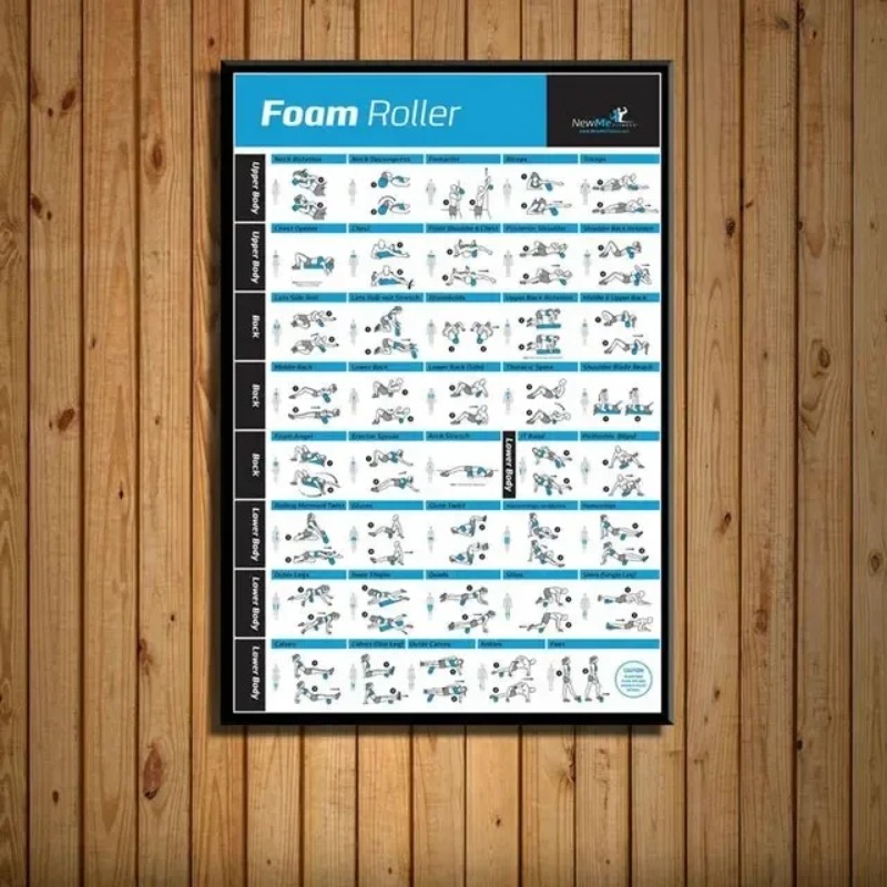Körpertraining, Diagramm, Fitn – Badminton Poster Bewertung und Preis