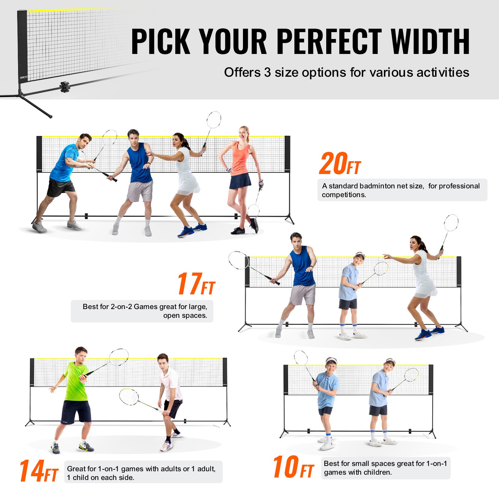 SucceBuy 20FT Badmintonnetz, h – Badminton Netting Bewertung und Preis