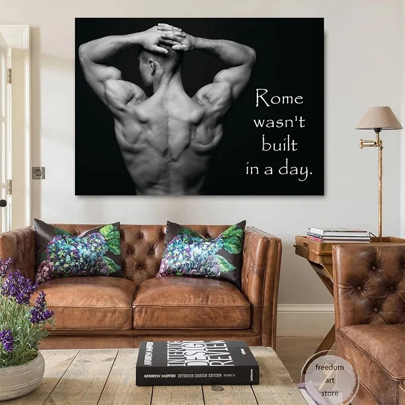Gym Motivation Muskelmann Body – Badminton Poster Bewertung und Preis