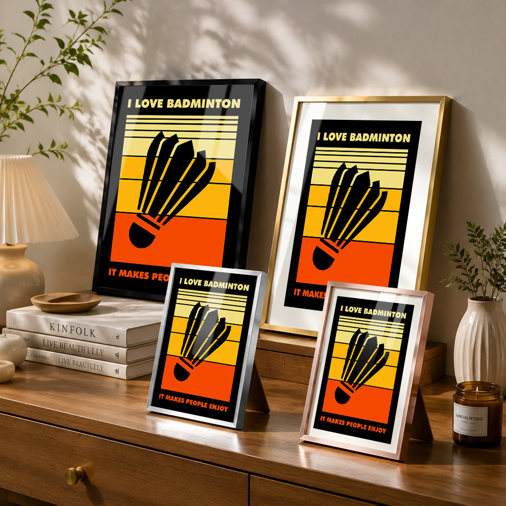Badminton-Metallposter mit Alu – Badminton Poster Bewertung und Preis