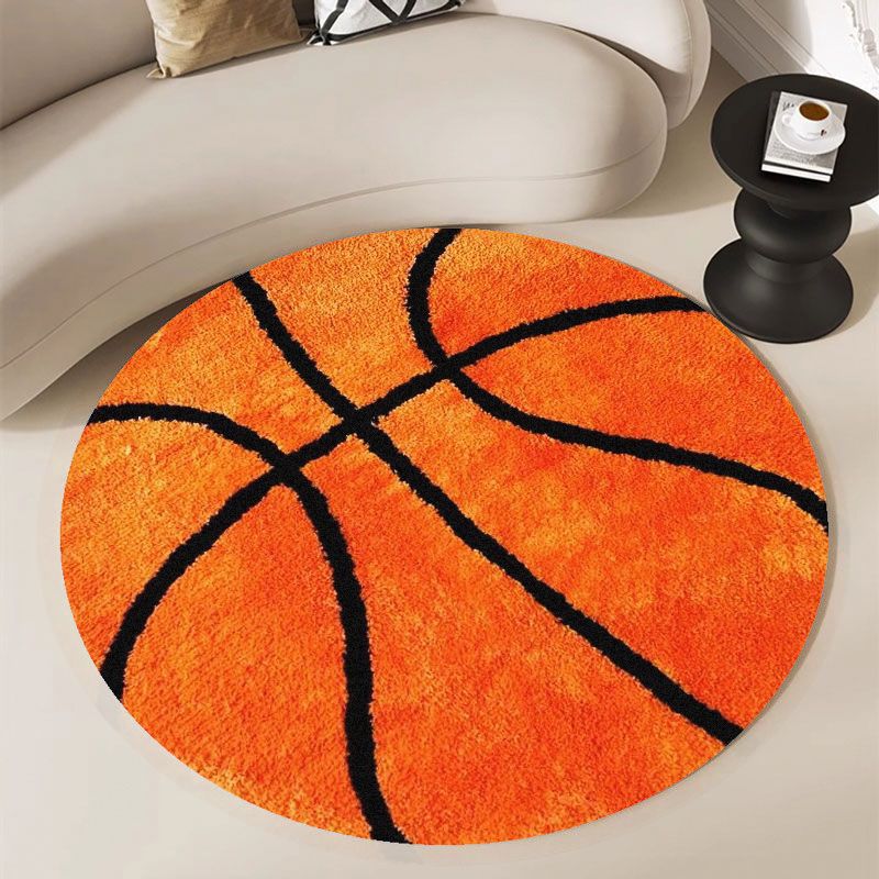 Runder Teppich mit Basketball- – Badminton Zone Bewertung und Preis